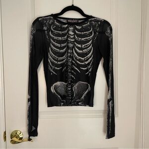 Dolls kill skeleton top